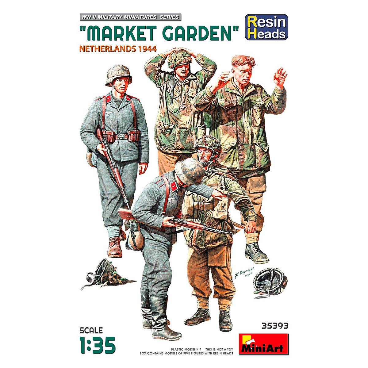 1/35 Market Garden (Netherlands 1944) Resin Heads