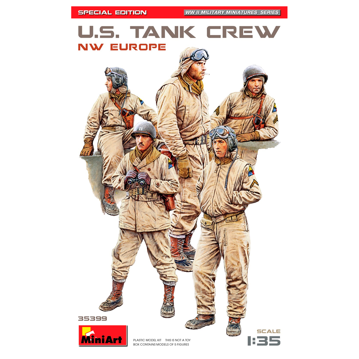 1/35 U.S. Tank Crew ( NW Europe).  Special Edition