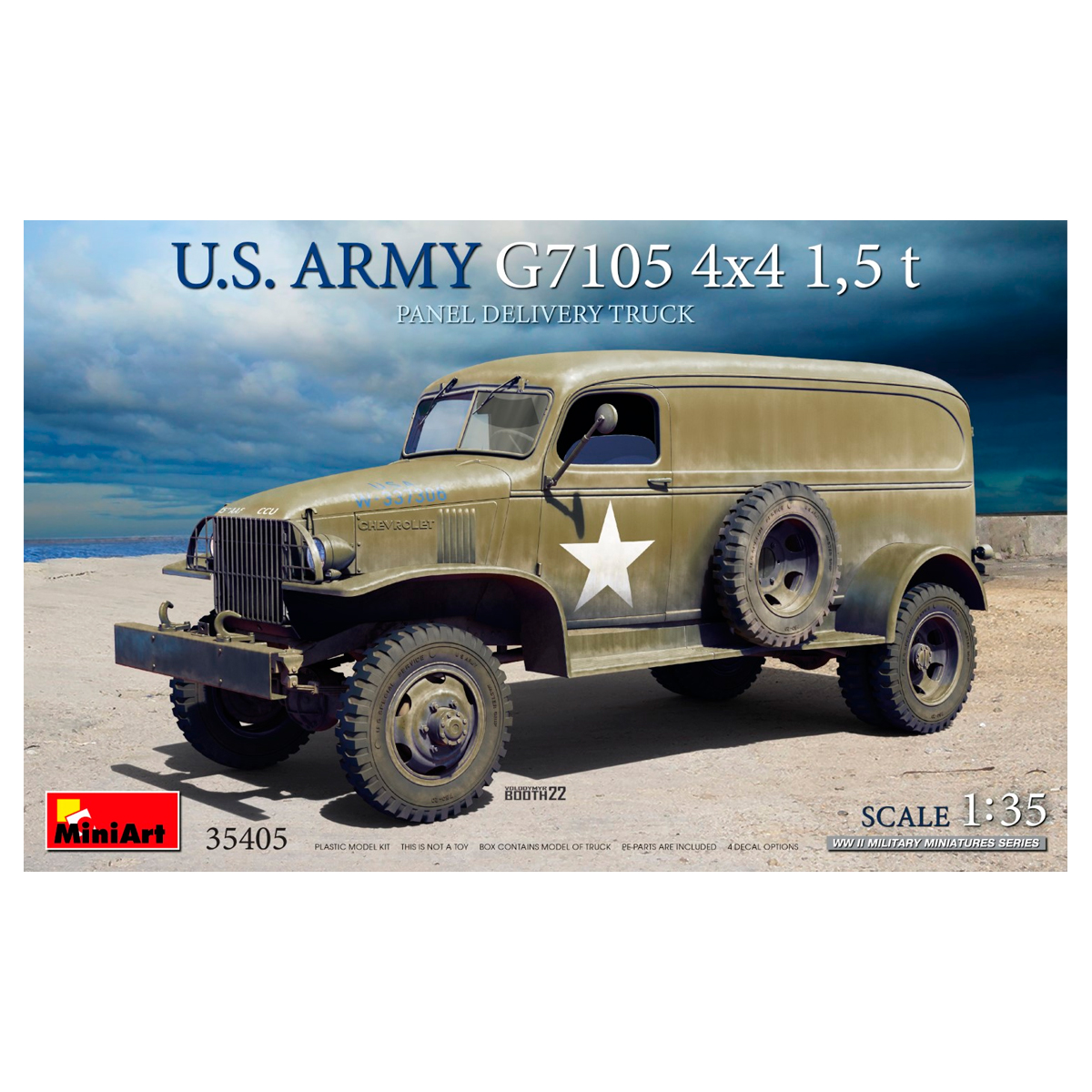 1/35 U.S. Army G7105 4×4 1,5 t Panel Van