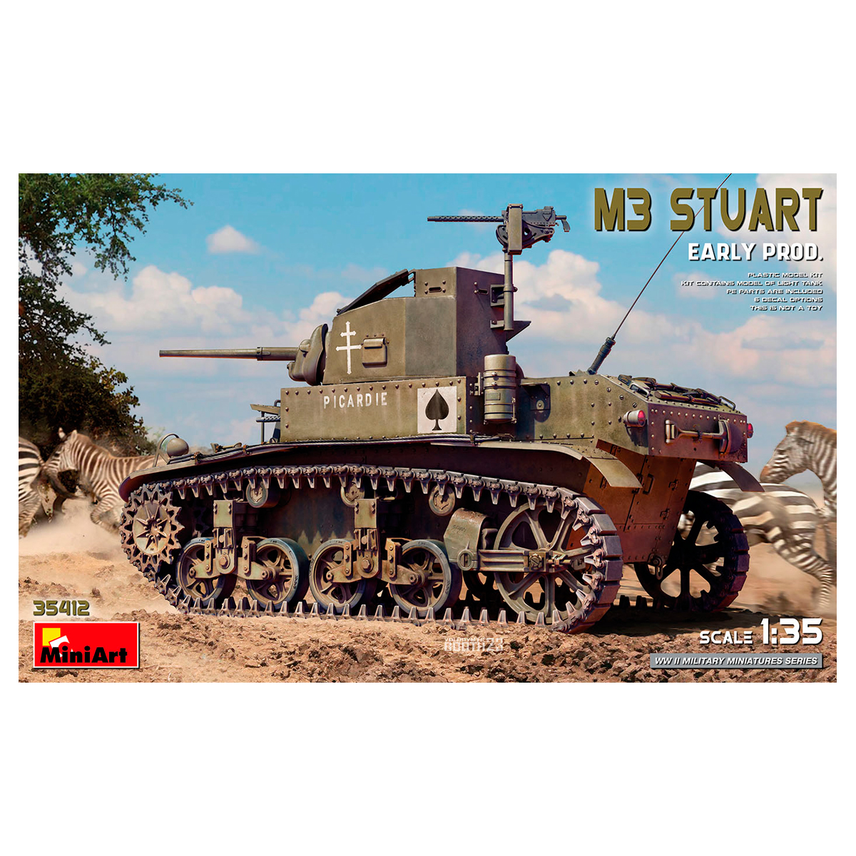 1/35 M3 Stuart. Early Prod.