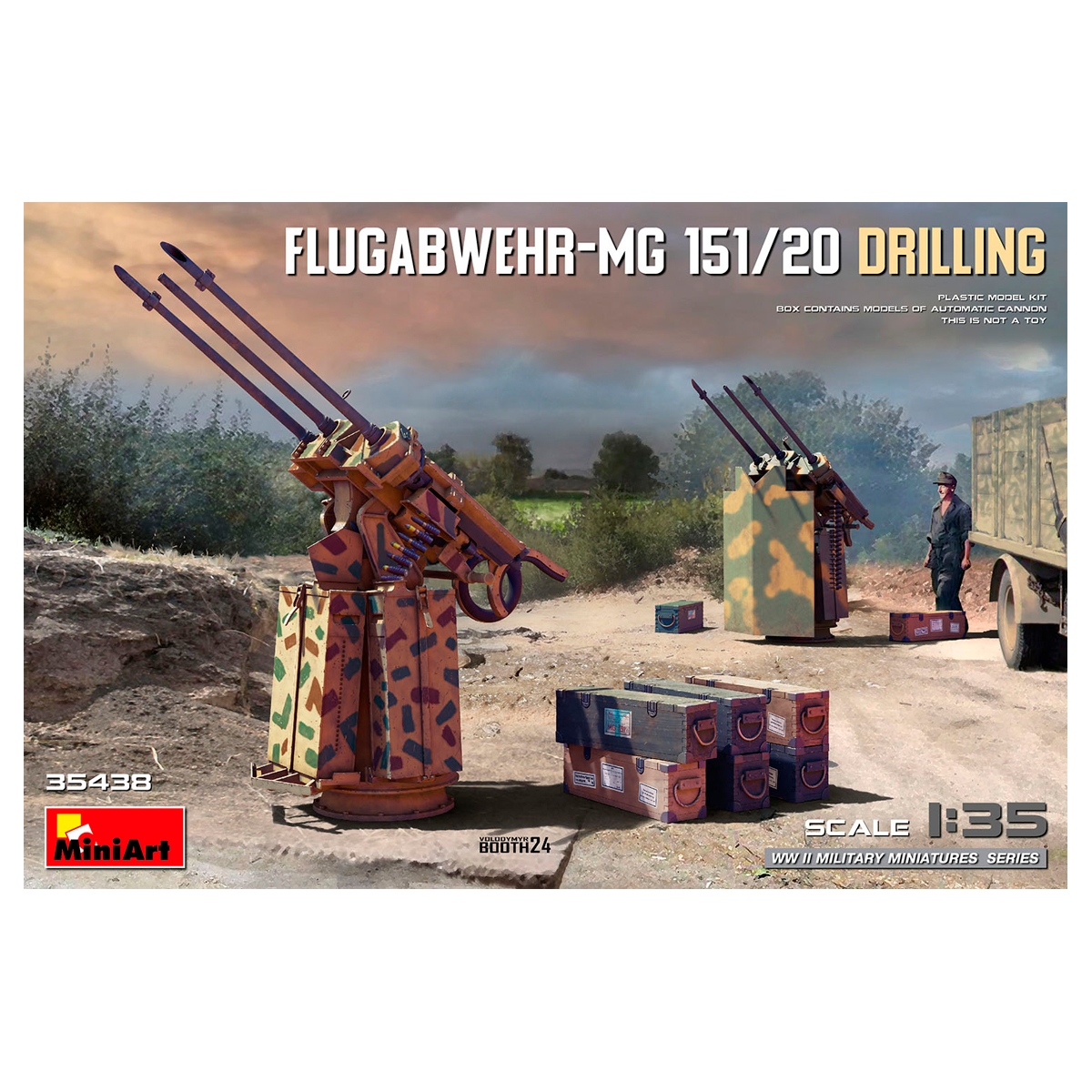 1/35 Flugabwehr-MG 151/20 Drilling