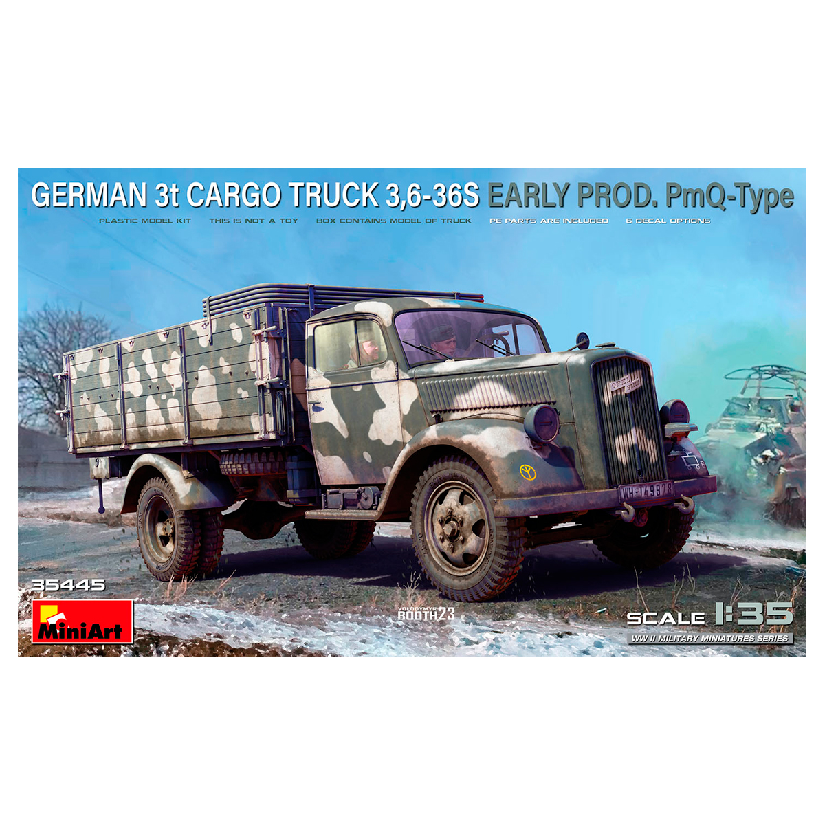 1/35 German 3t Cargo Truck 3,6-36S Early Prod. PmQ-Type