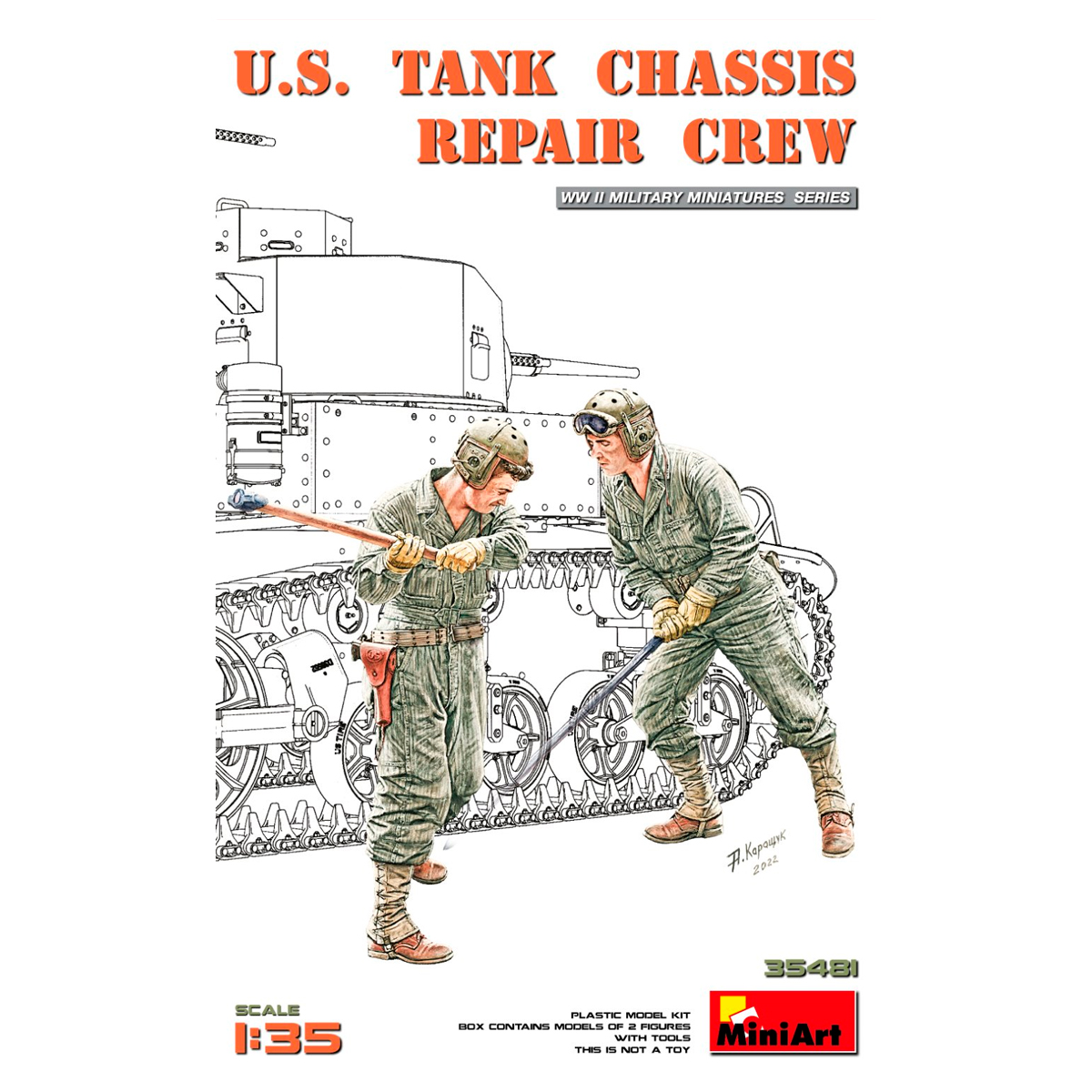 1/35 U.S. Tank Chassis Repair Crew