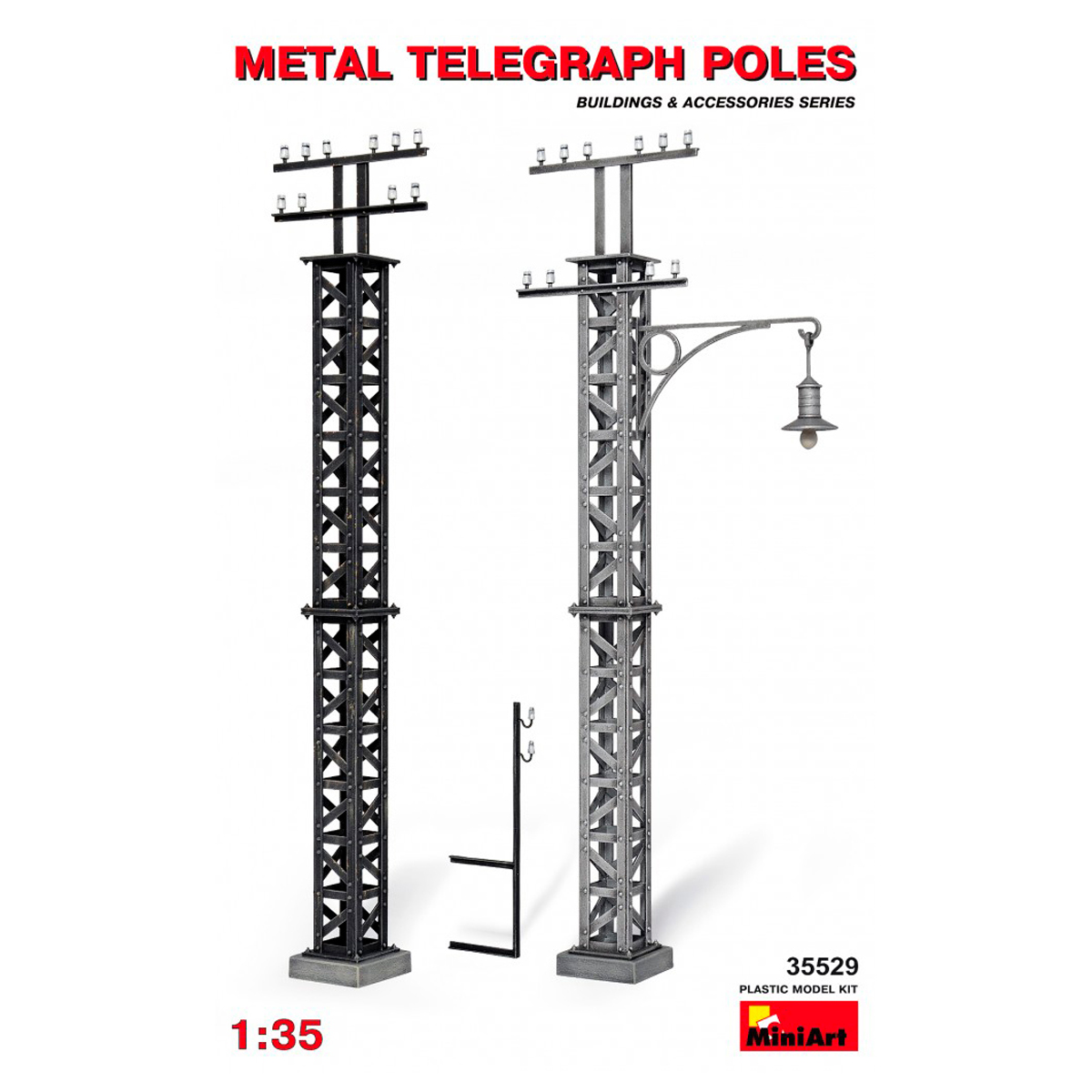 1/35 Metal Telegraph Poles