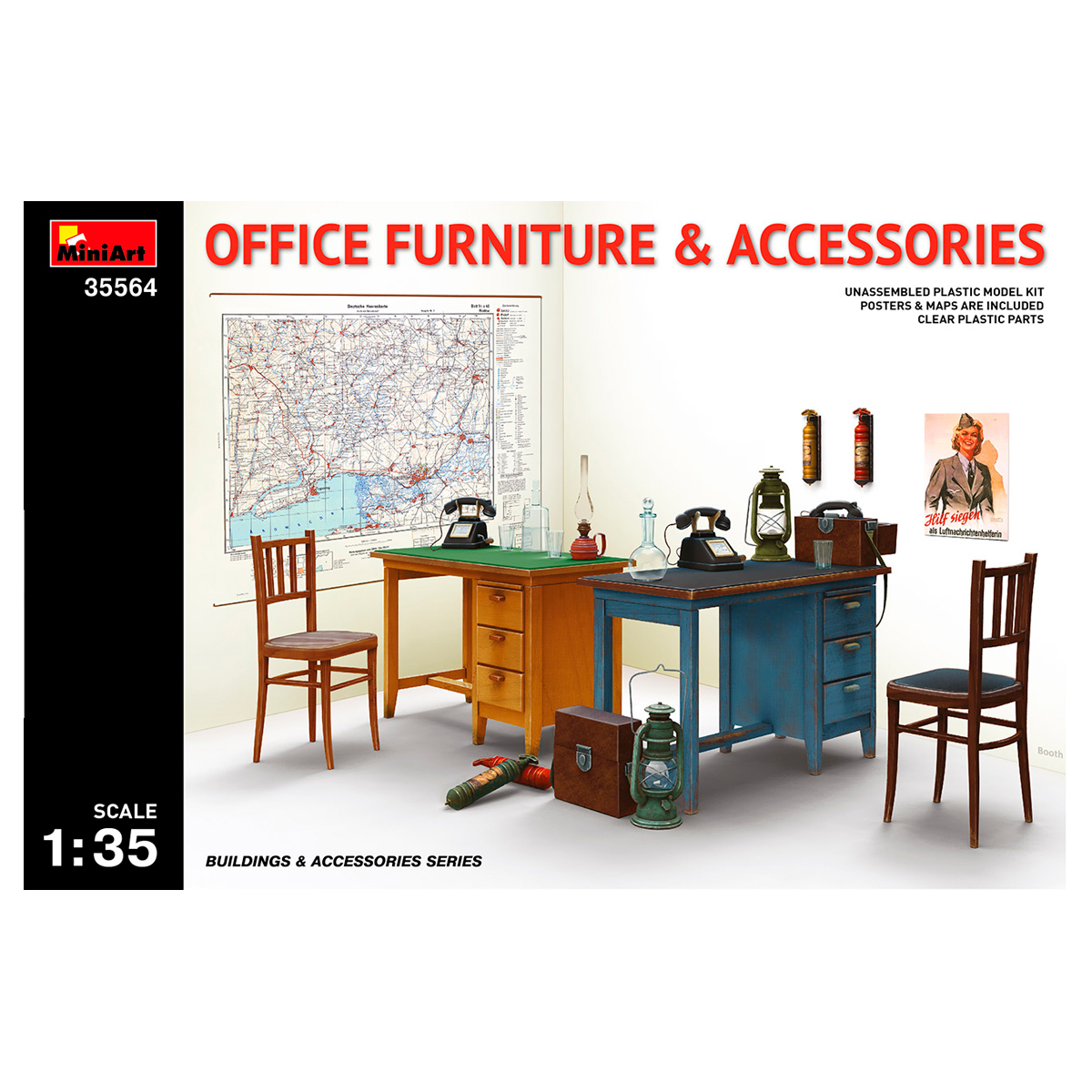 1/35 Office Furniture & Accessories