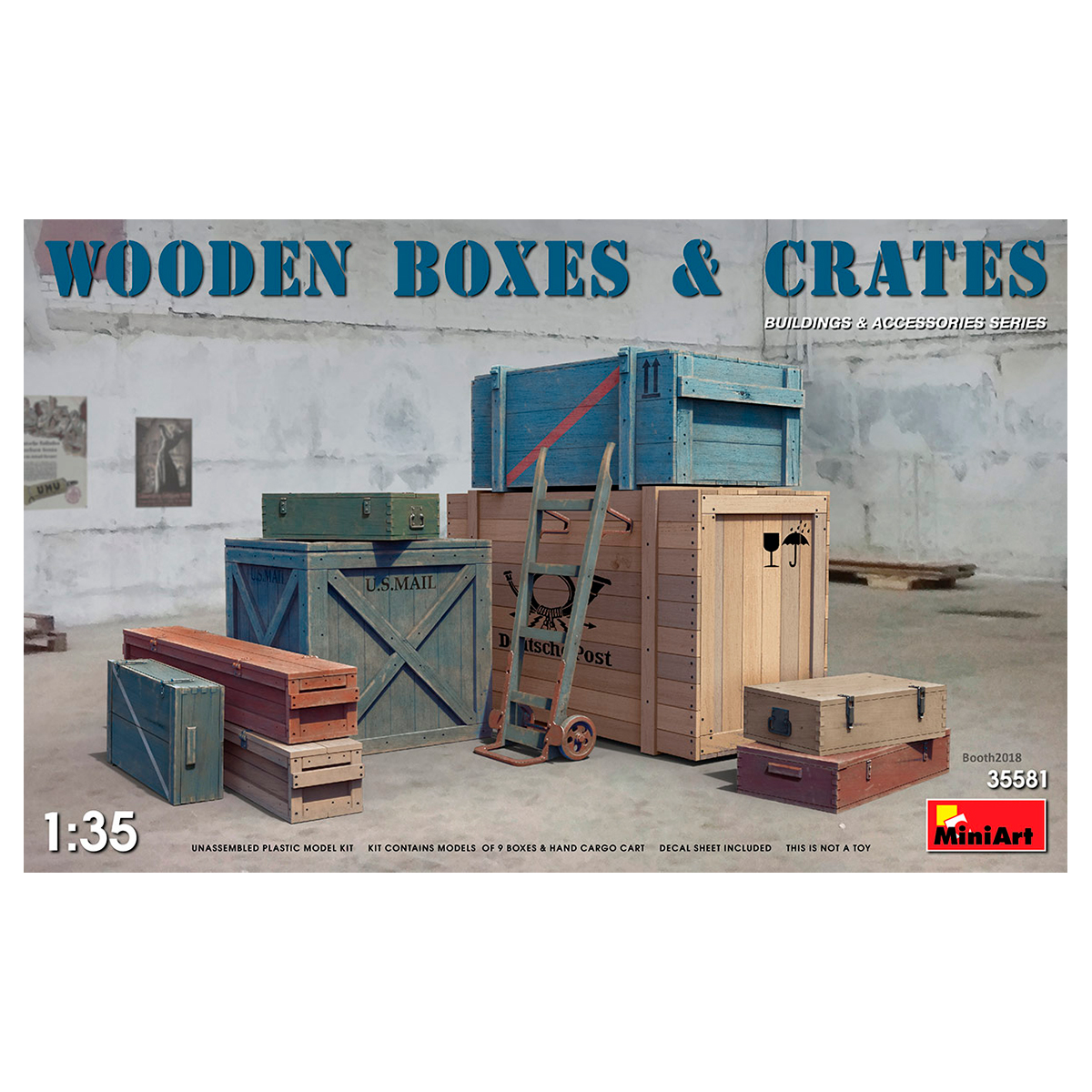 1/35 Wooden Boxes & Crates