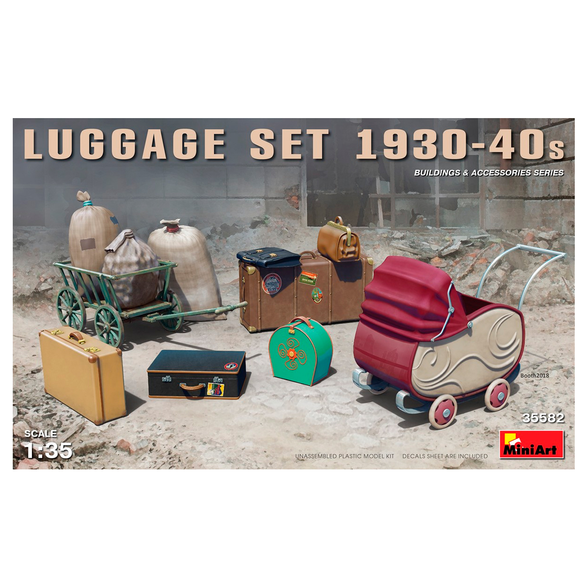 1/35 Luggage Set 1930-40s