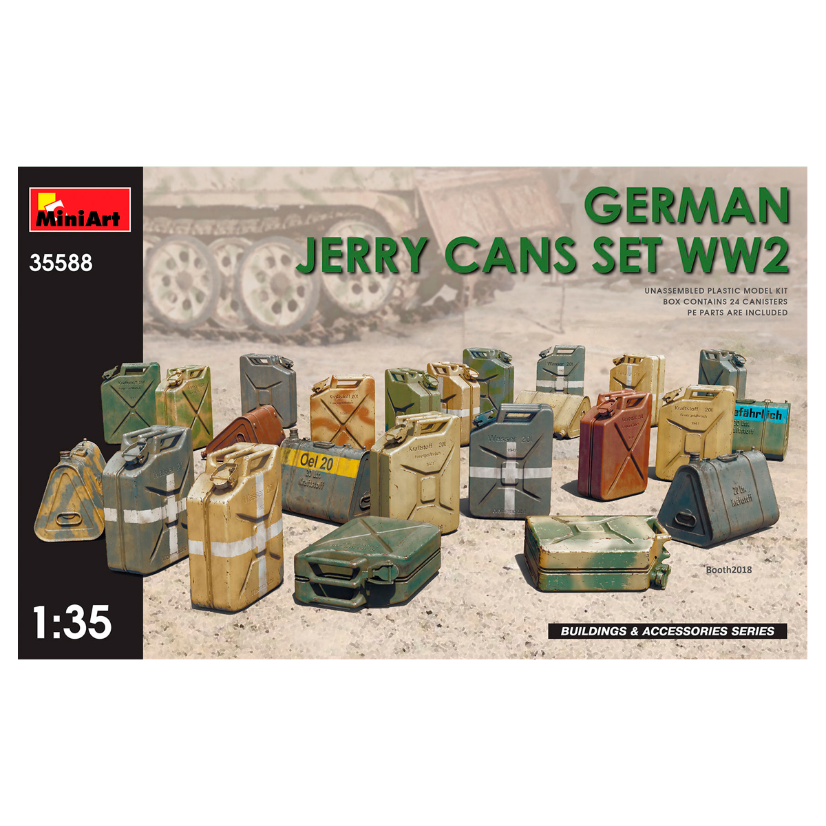 1/35 German Jerry Cans Set WW2