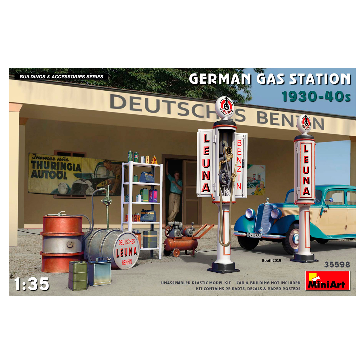 1/35 German Gas Station 1930-40s