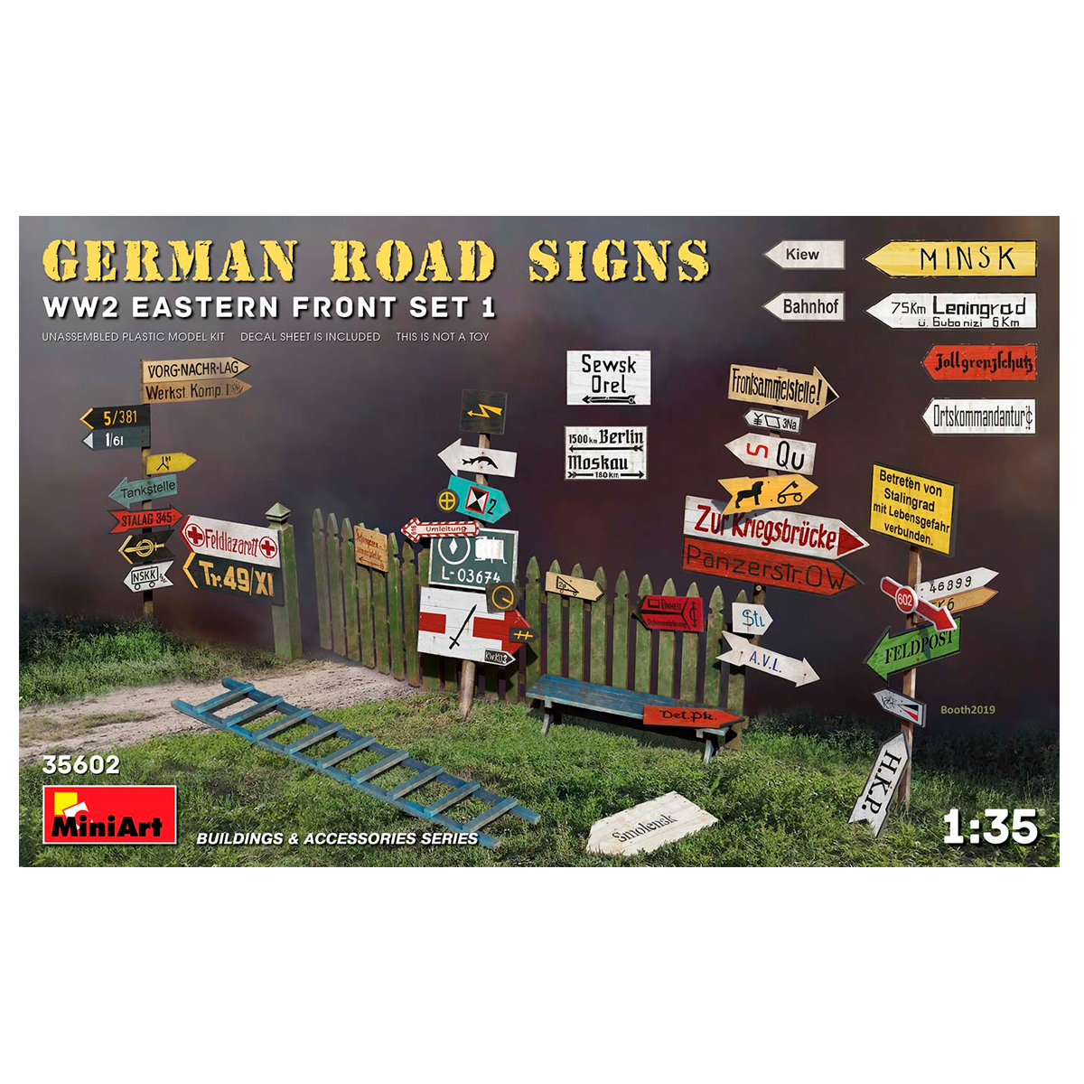 1/35 German Road Signs WW2 (Eastern Front Set 1)