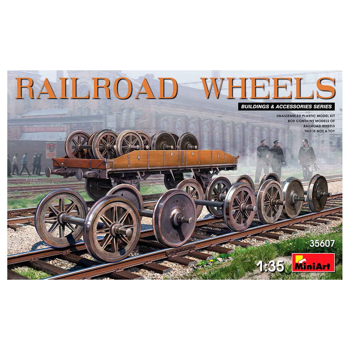 1/35 Railroad Wheels