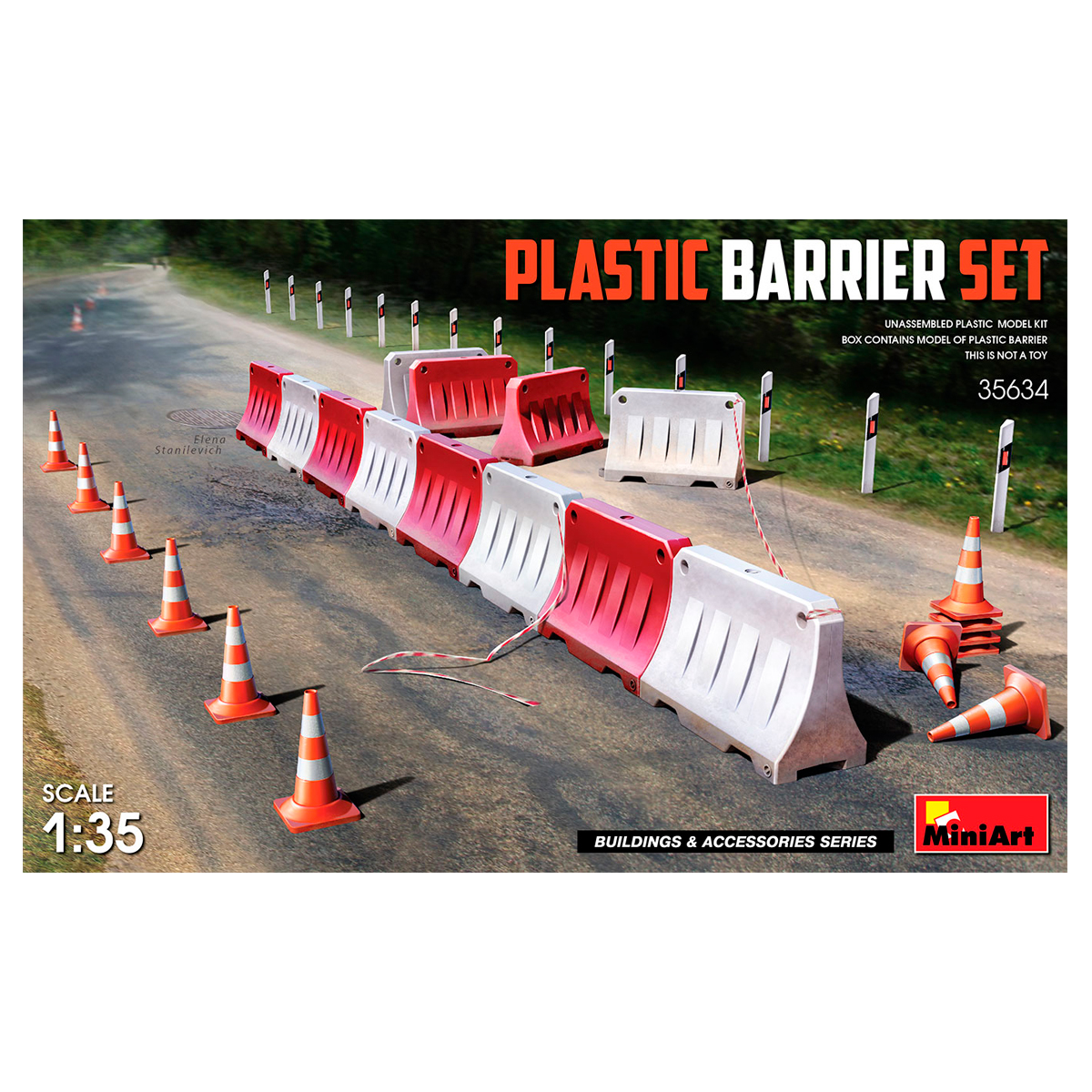 1/35 Plastic Barrier Set