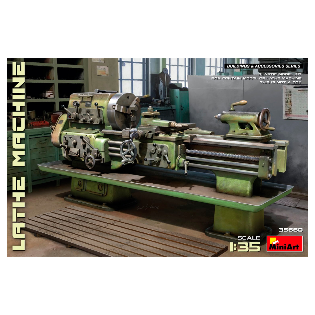 1/35 Lathe Machine