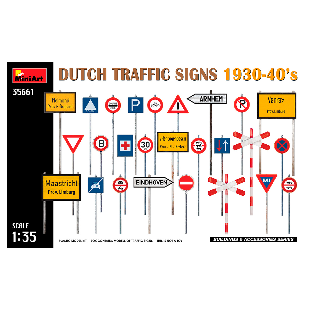 1/35 Dutch Traffic Signs 1930-40’s