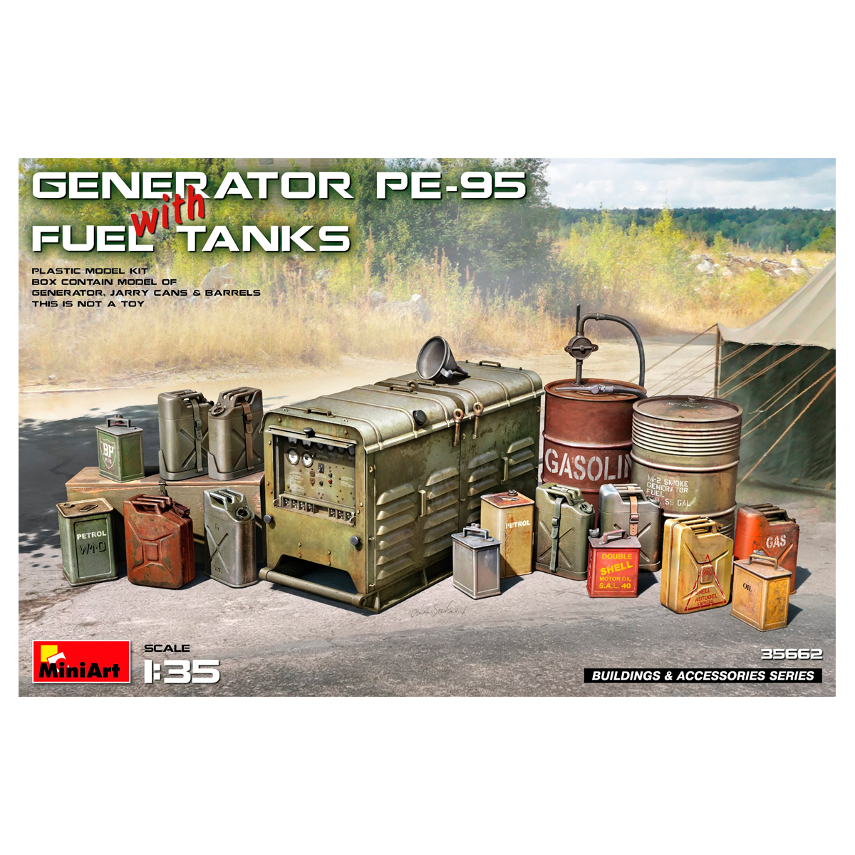 1/35 Generator PE-95 with Fuel Tanks