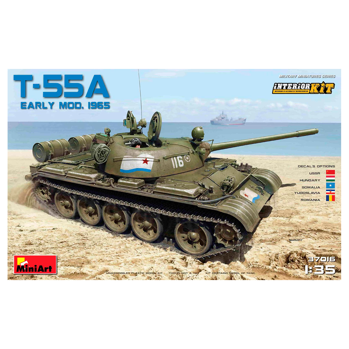 1/35 T-55A Early Mod.1965  Interior Kit