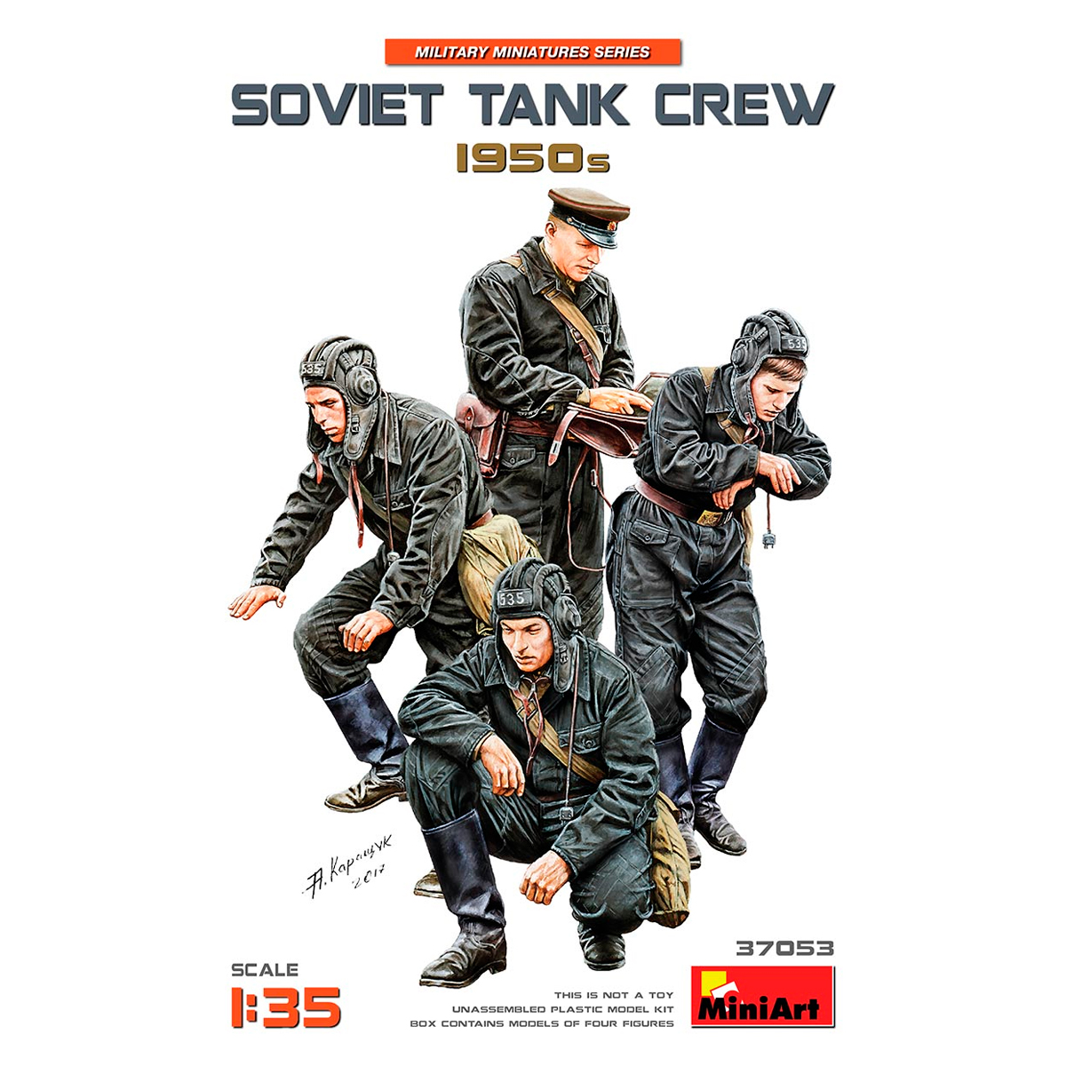 1/35 Soviet Tank Crew 1950s