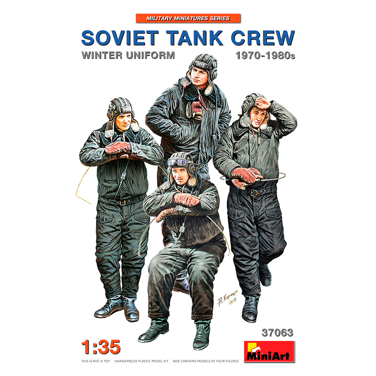 1/35 Soviet Tank Crew 1970-1980s. Winter Uniform