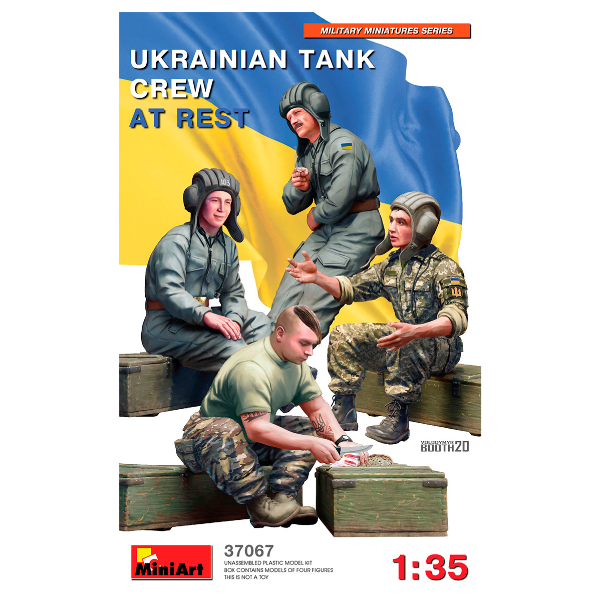 1/35 Ukrainian Tank Crew at Rest