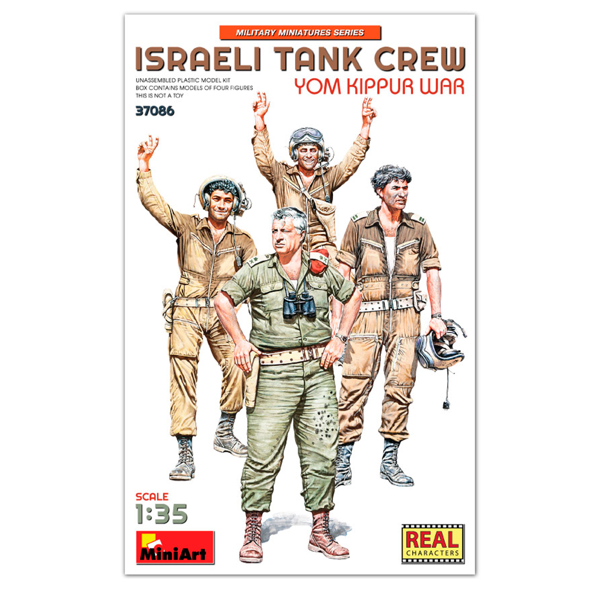 1/35 Israeli Tank Crew. Yom Kippur War