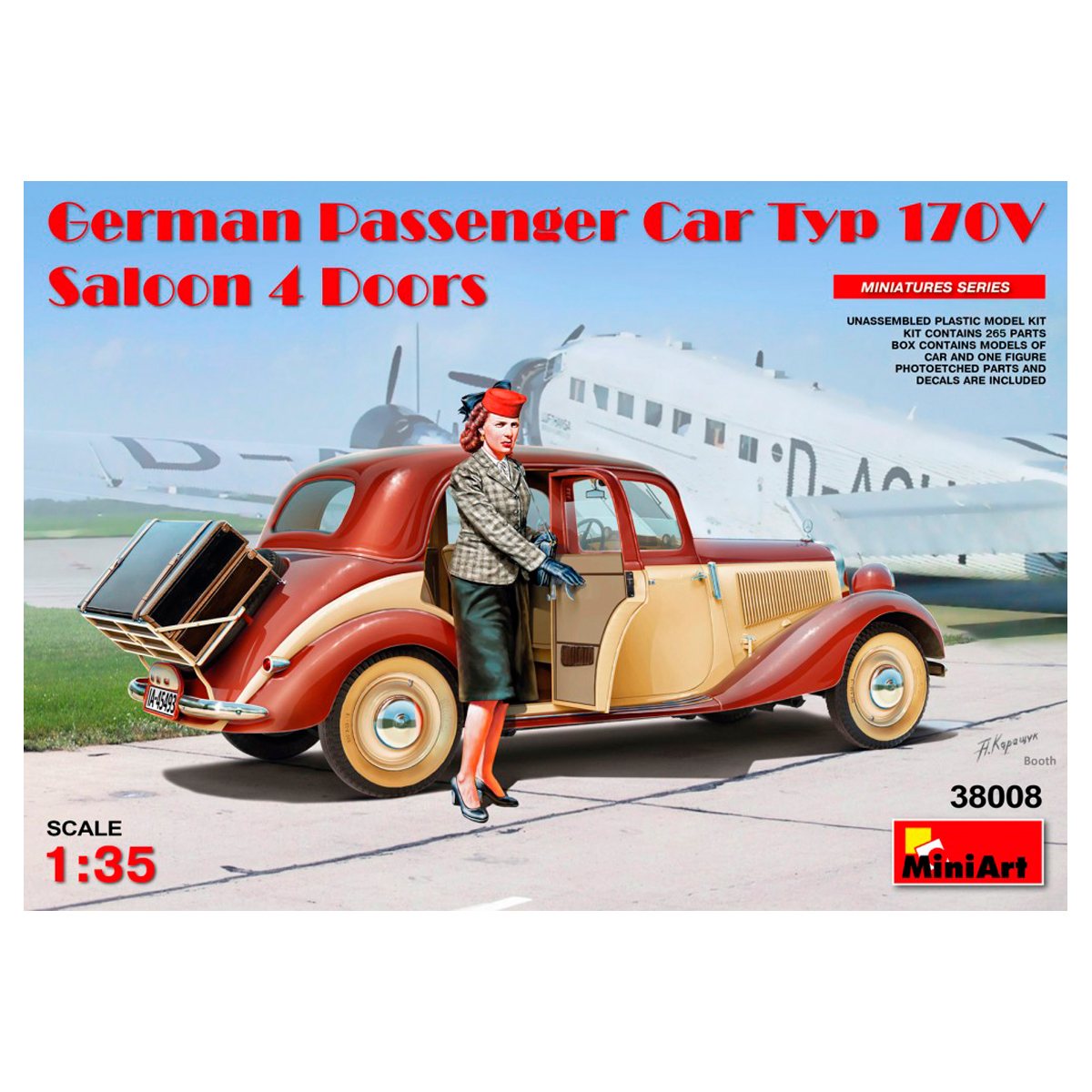 1/35 German Passenger Car Typ 170V.Saloon 4 Doors