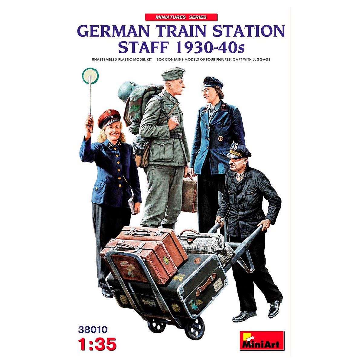 1/35 German Train Station Staff 1930-40s