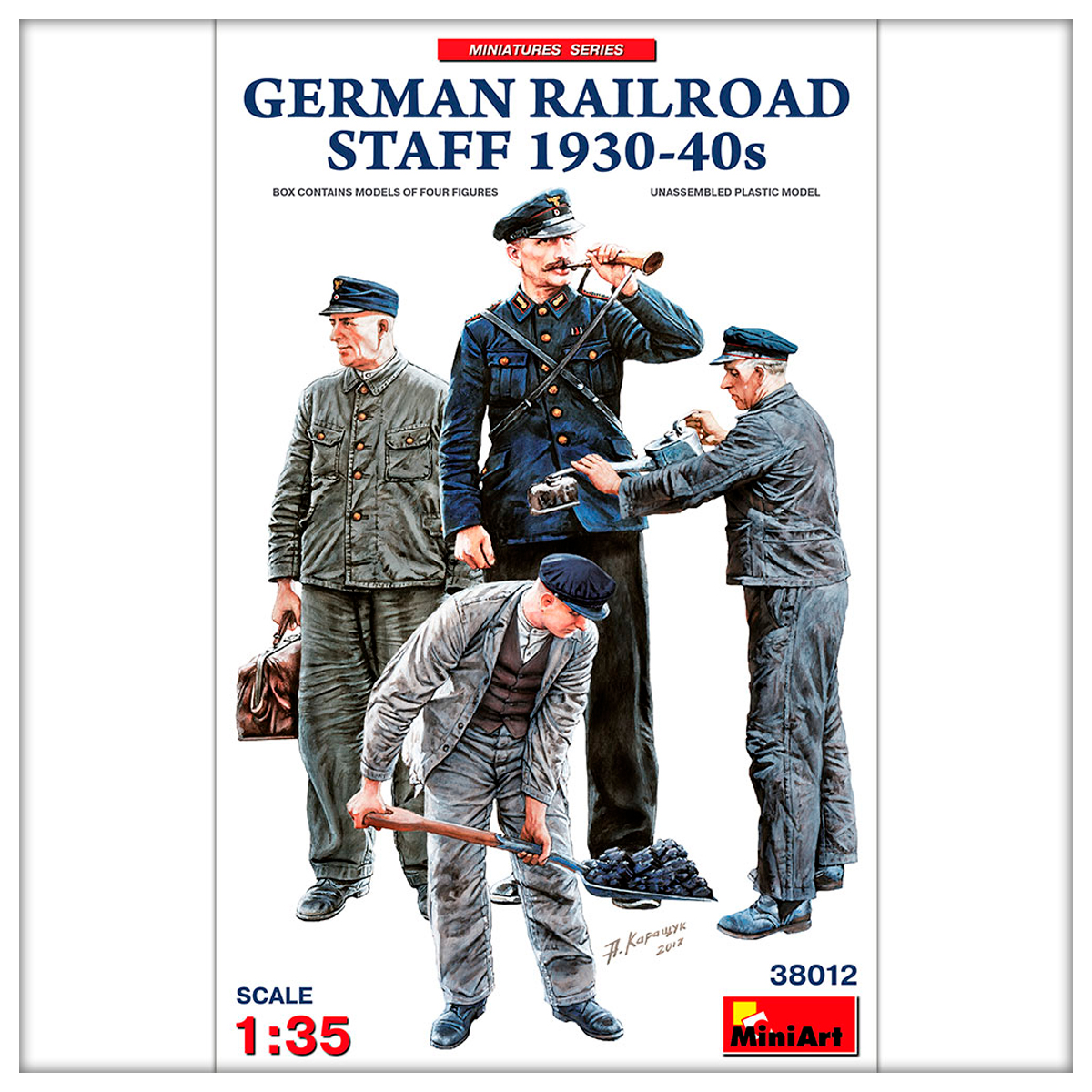 1/35 German Railroad Staff 1930-40s