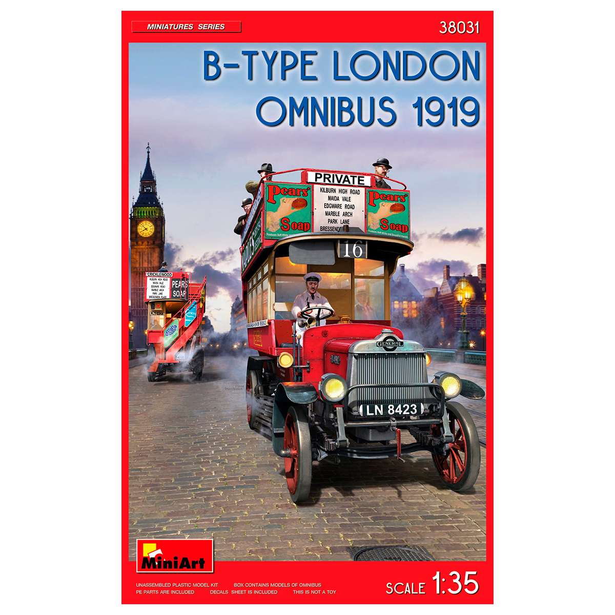 1/35 B-Type London Omnibus (1919)