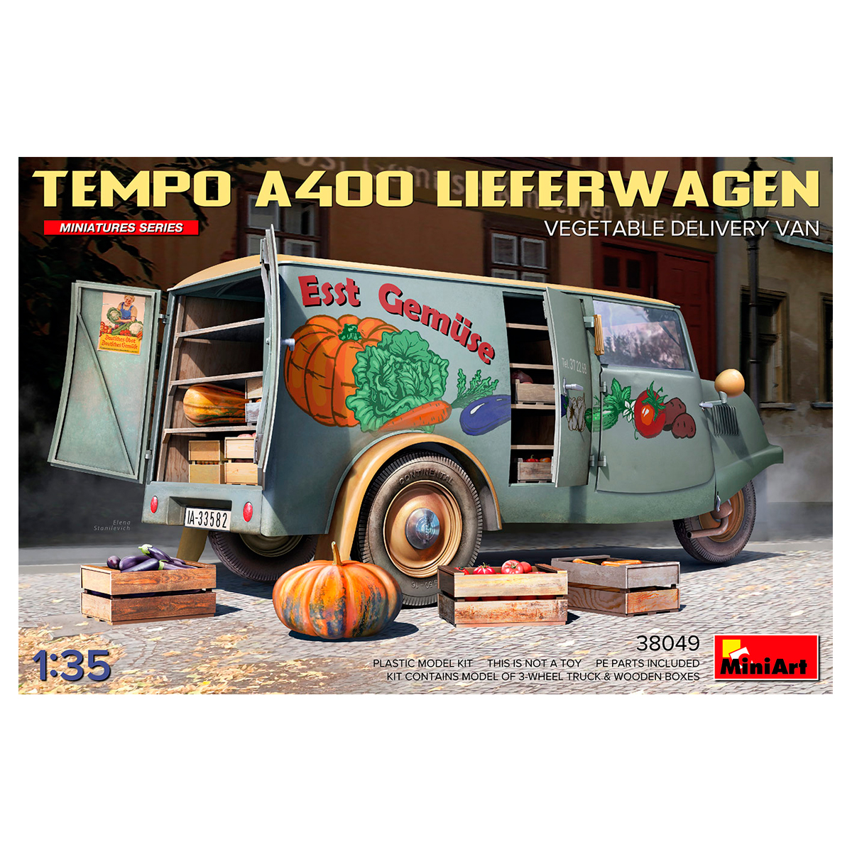 1/35 Tempo A400 Lieferwagen. Vegetable  Delivery Van