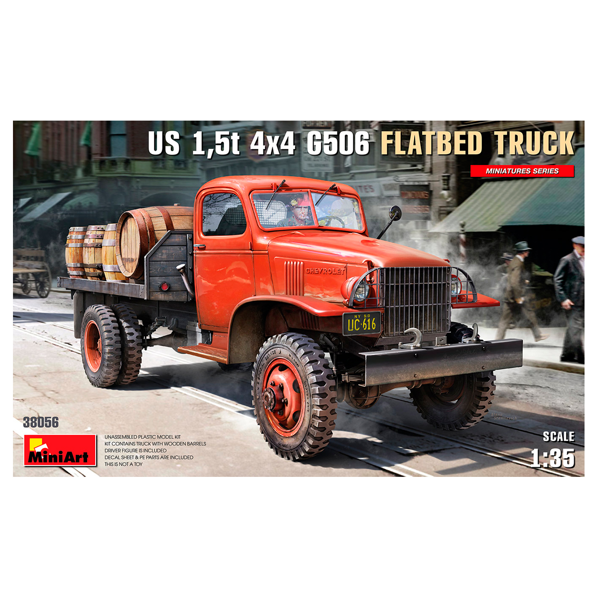 1/35 US 1,5t 4×4 G506 FLATBED TRUCK