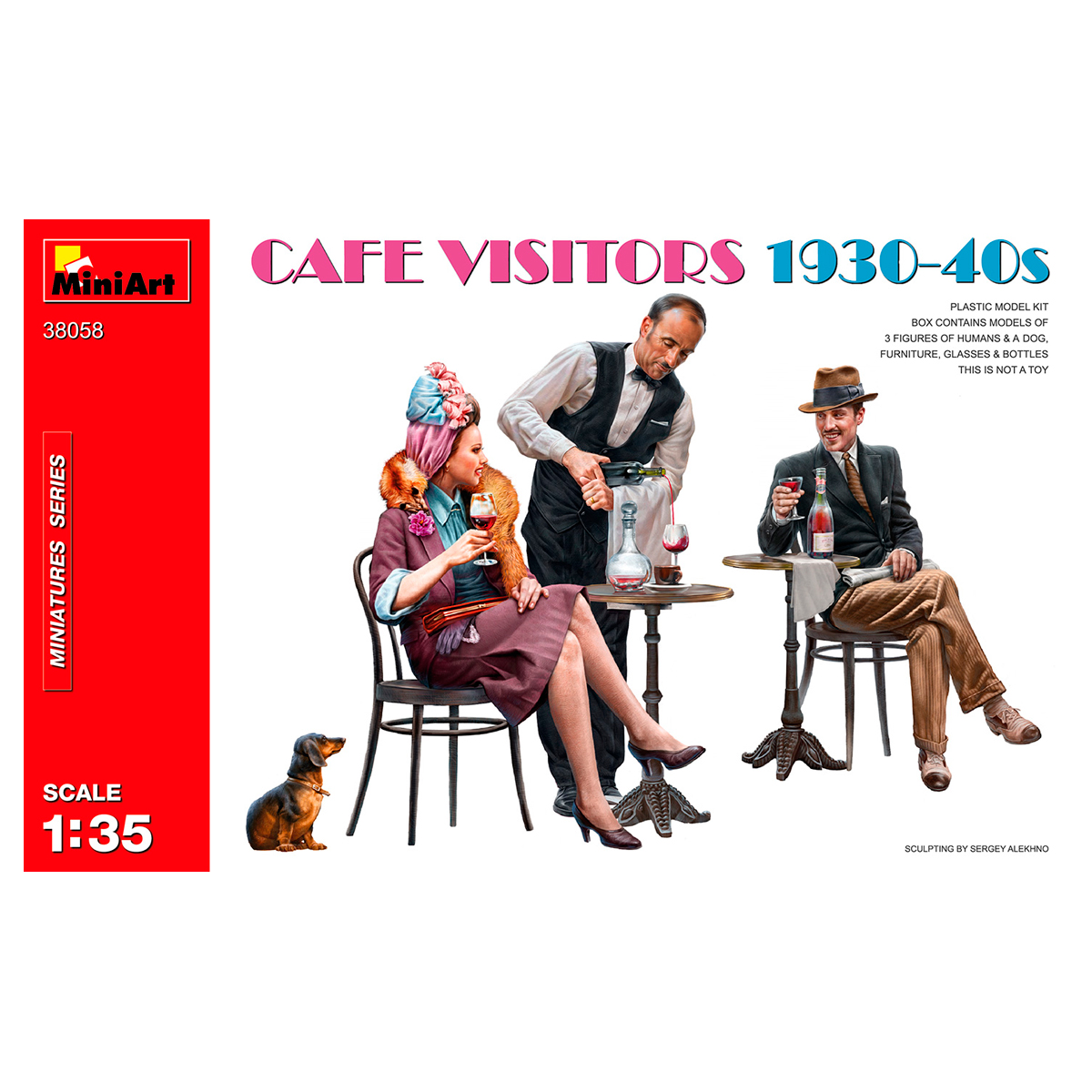 1/35 Cafe Visitors 1930-40s