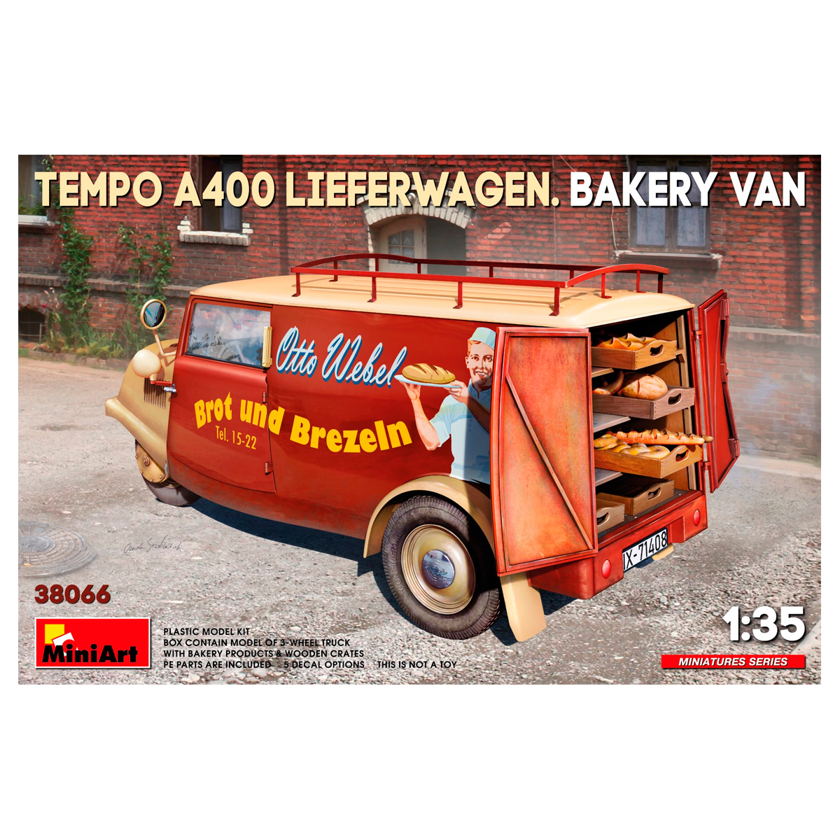 1/35 Tempo A400 Lieferwagen. Bakery Van