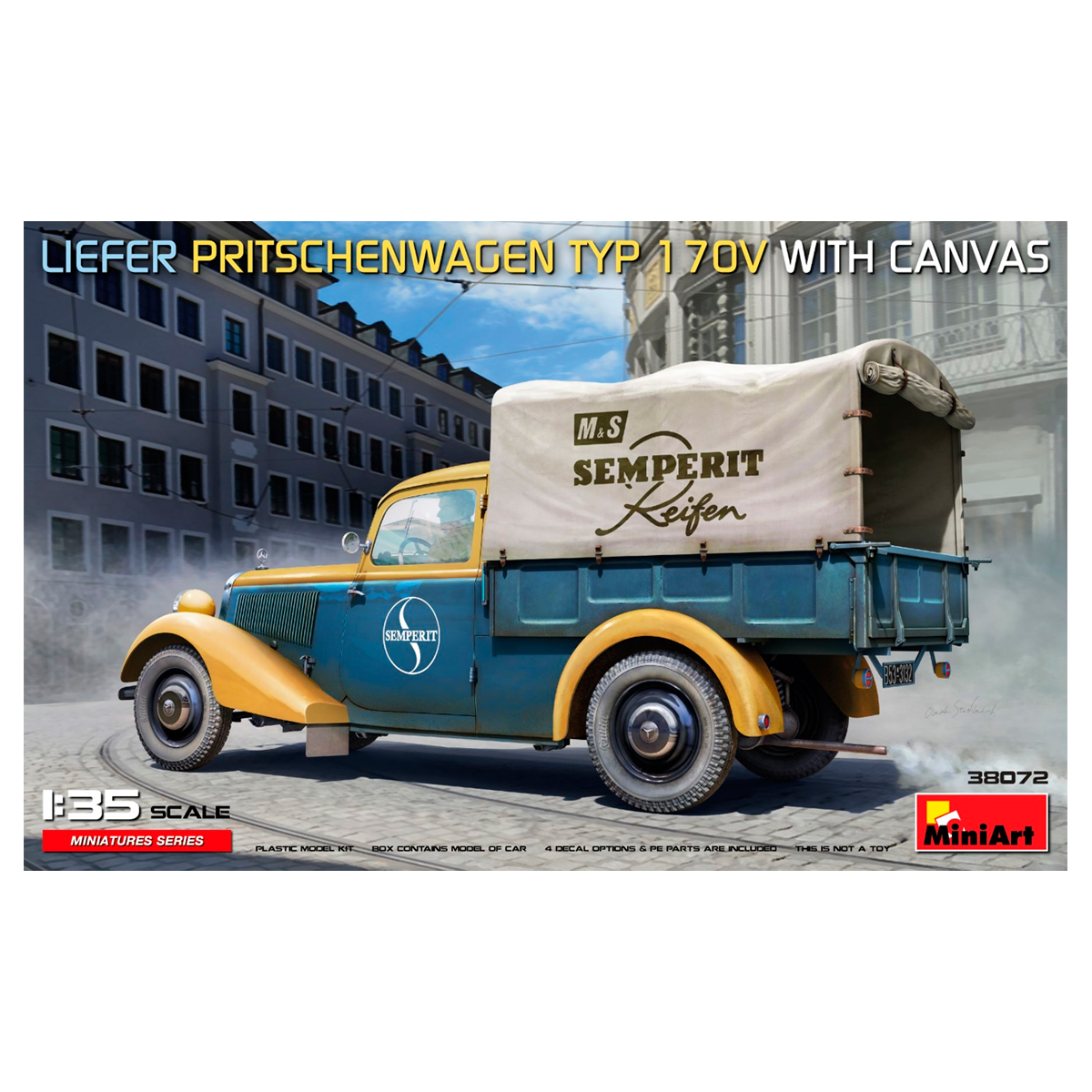 1/35 Liefer Pritschenwagen Typ 170V with Canvas