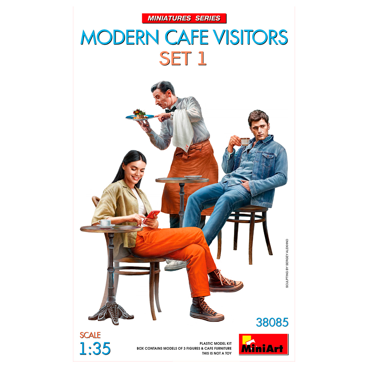 1/35 Modern Cafe Visitors Set #1