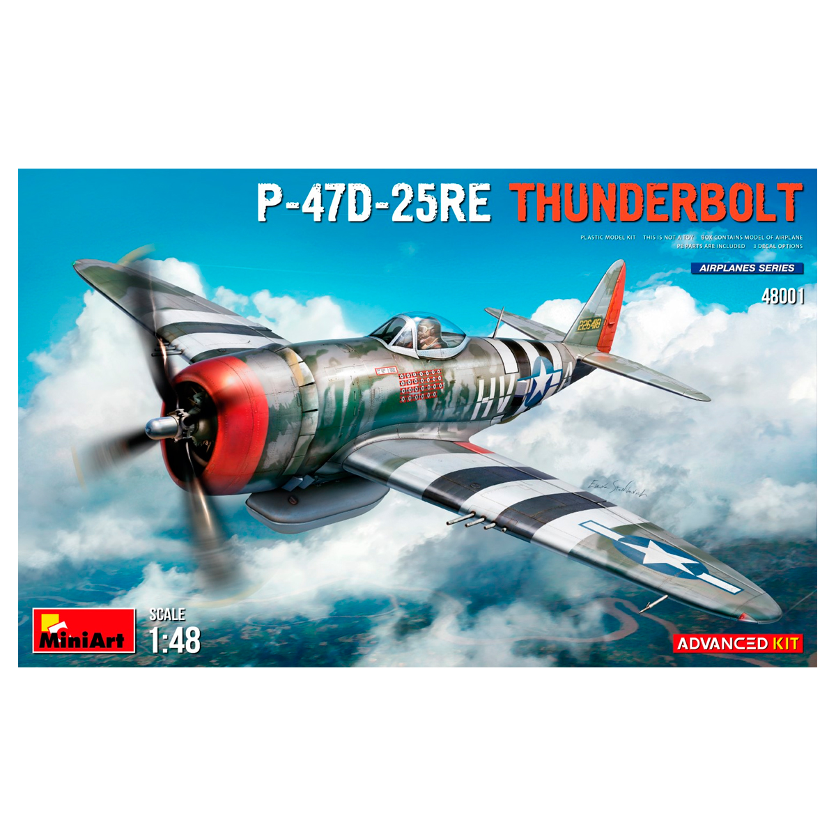 1/48 P-47D-25RE Thunderbolt. Advanced Kit