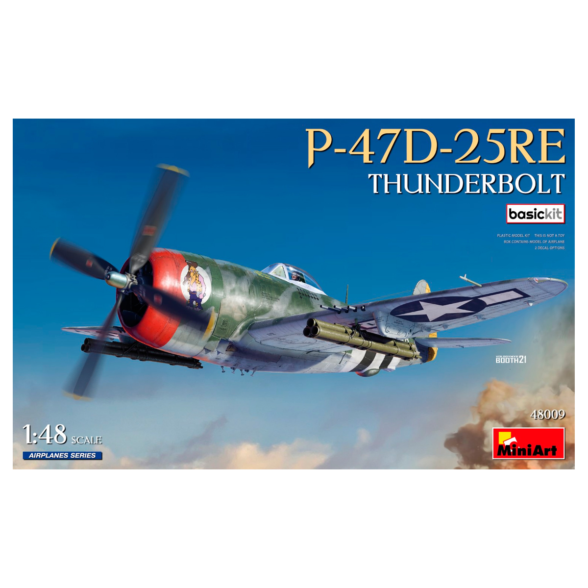 1/48 P-47D-25RE Thunderbolt. Basic Kit