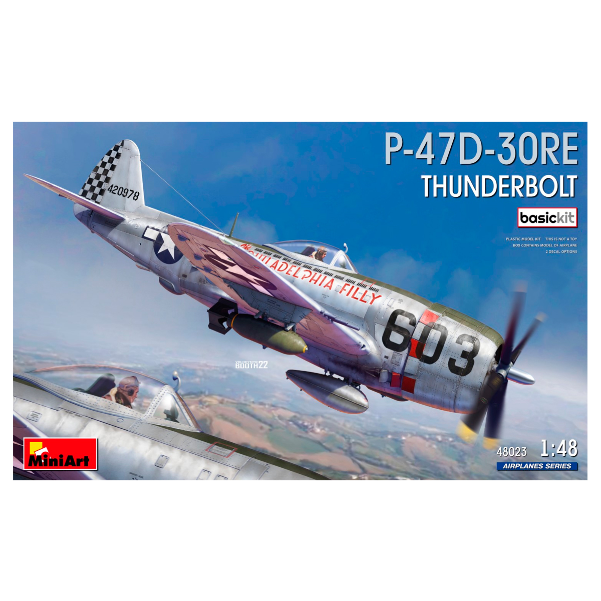 1/48 P-47D-30RE Thunderbolt. Basic Kit