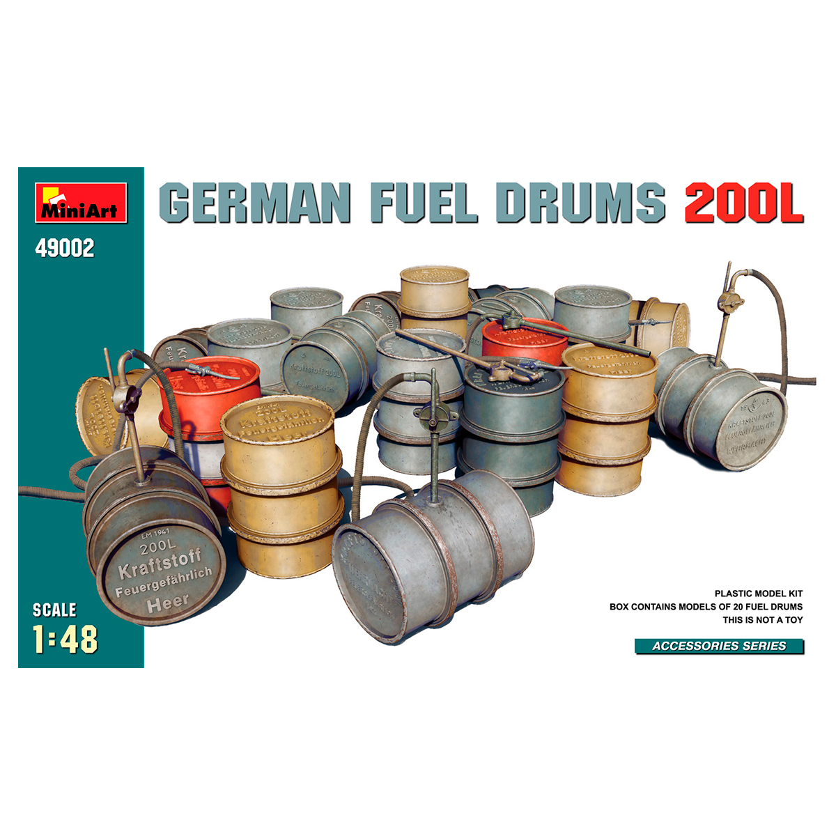 1/48 German Fuel Drums 200L