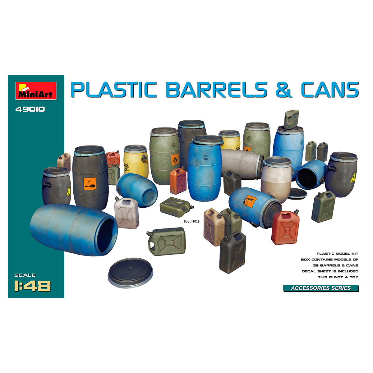 1/48 Plastic Barrels & Cans