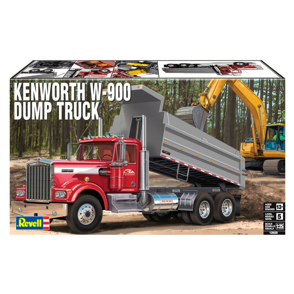 1/25 Kenworth W-900 Dump Truck