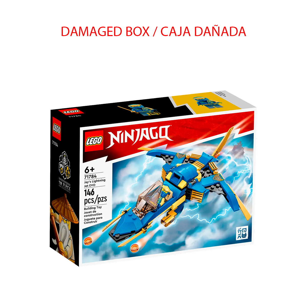 LEGO® Jay’s Lightning Jet EVO – Jet del Rayo EVO de Jay (Damaged box / Caja Dañada)