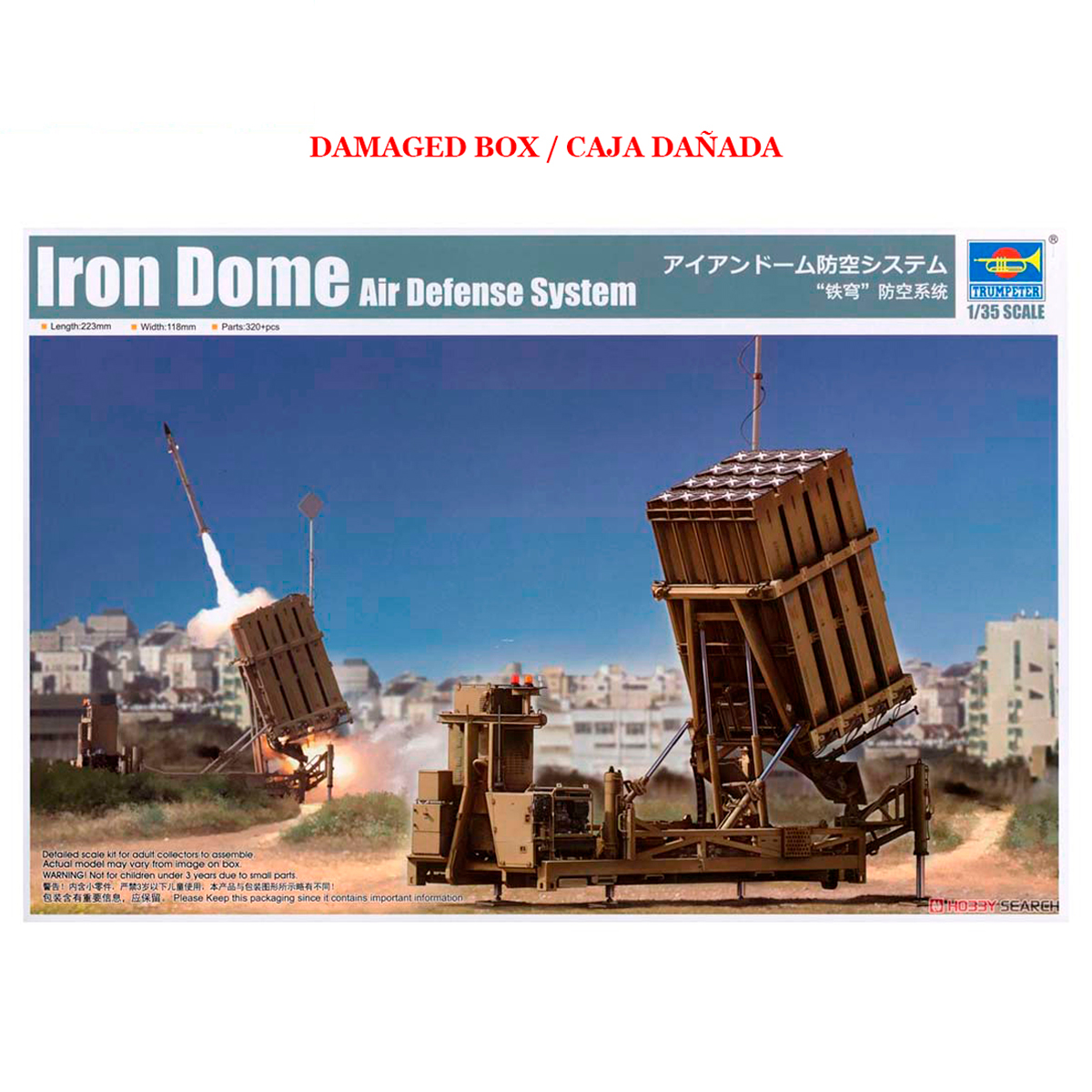 Iron Dome Air Defense System 1/35 (Damaged box / Caja dañada)