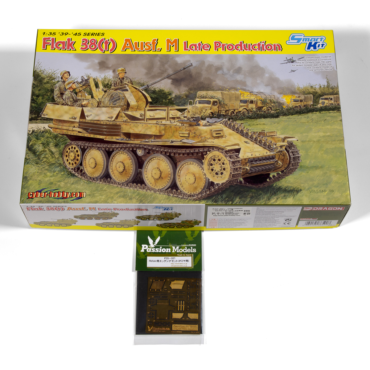 PACK VINTAGE DRAGON 6590 Flak 38(t) Ausf. M Late Production with Photoetched detail set