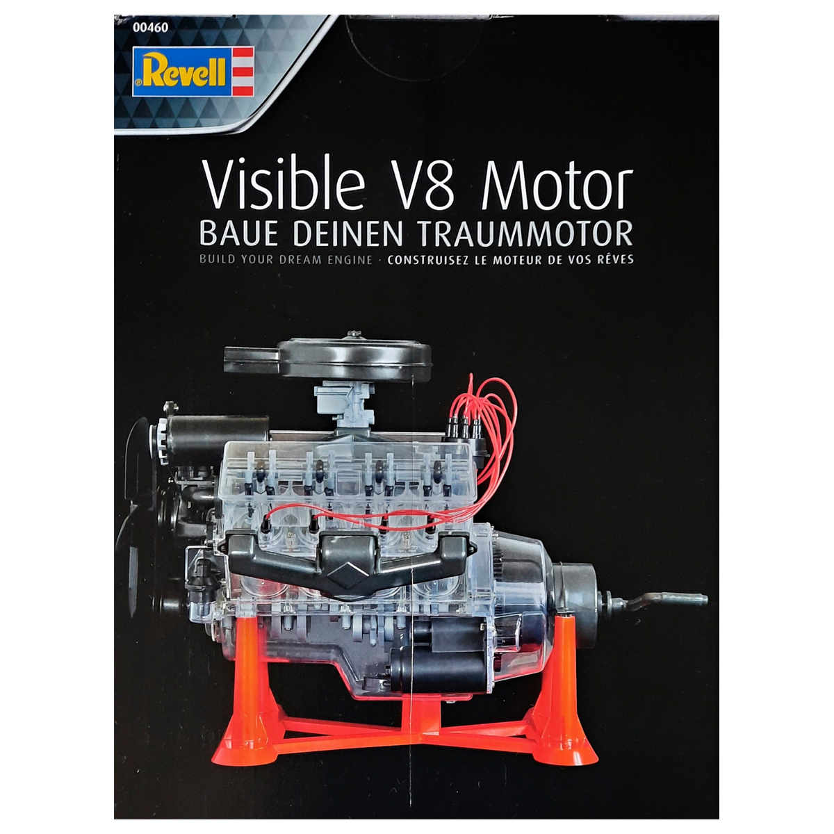 1/4 Visible V-8 Motor