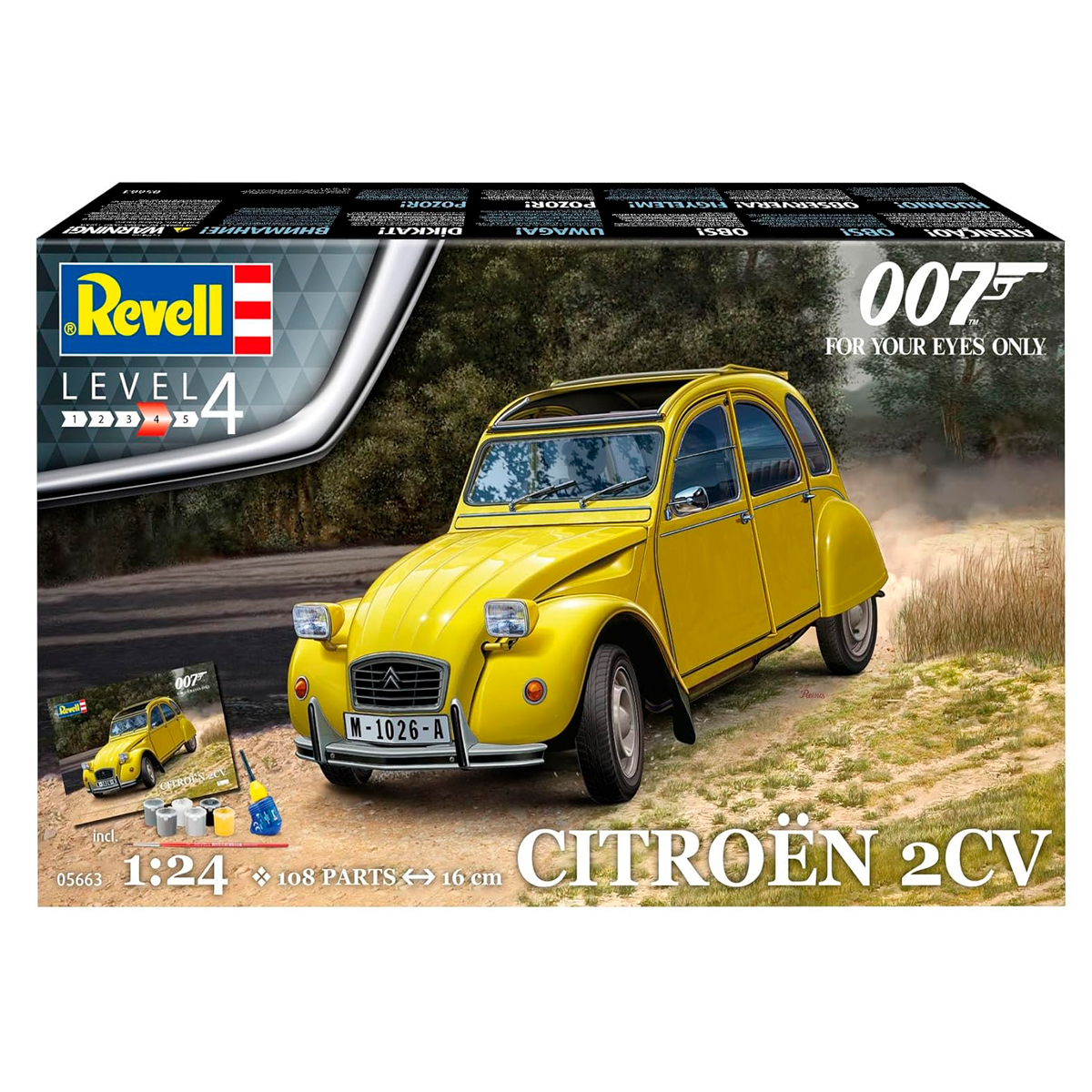 1/24 Gift Set – Citroen 2CV Bond 007