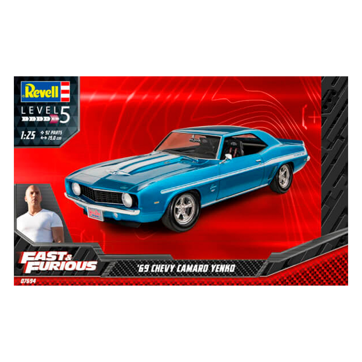 1/25 Model Set F&F- 1969 Chevy Camaro