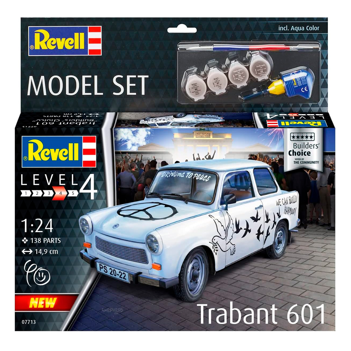 1/24 Model Set Trabant 601S