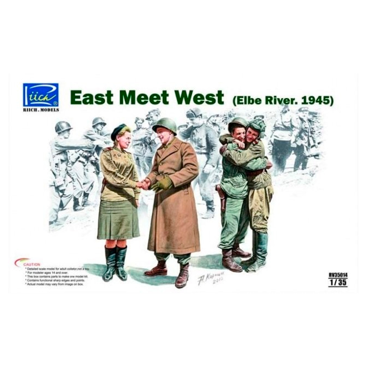 East Meet West (Elbe River 1945) 1/35