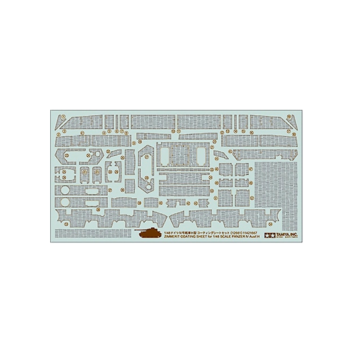 1/48 Panzer IV H Zimmerit Coating Sheet