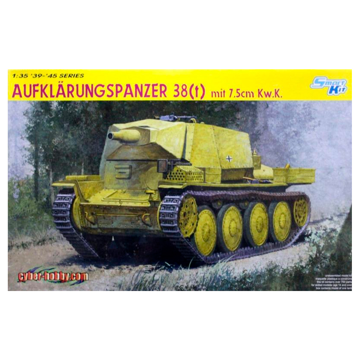 DRAGON 1/35 Aufklärungspanzer 38(t) mit 7.5cm Kw.K.